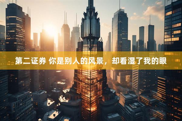 第二证券 你是别人的风景，却看湿了我的眼